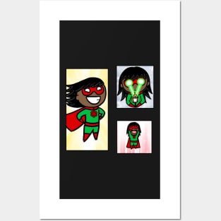 Christmas Superhero Sticker Pack Posters and Art